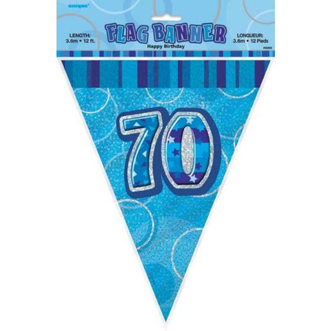 Blue Glitz vlaggenlijn 70
