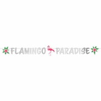 Letter Banner Flamingo Paradise - 135cm
