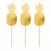 Amscan Party Prikkertjes Golden Pineapple - 20 stuks