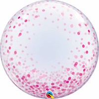 thumb-Deco Bubble Confetti Dots Pink-6