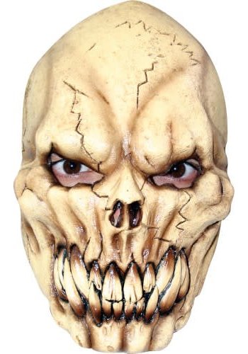 Latex Masker - Skull puntige tanden 