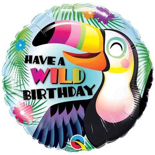 Folieballon Wild Birthday 