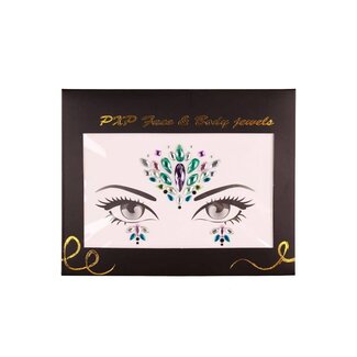 PartyXplosion Face & Body jewels - Pearls