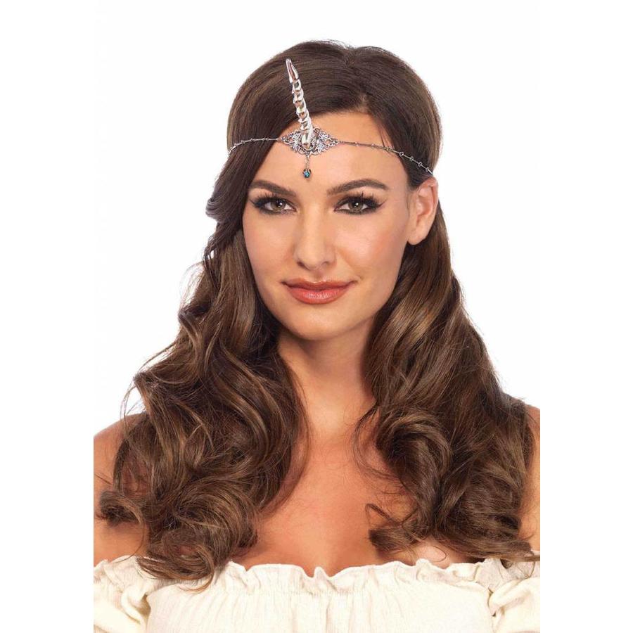 Unicorn Horn Headband - Silver-1