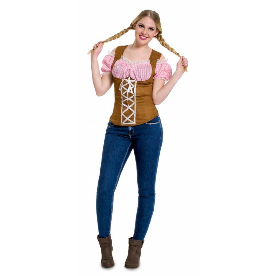 Oktoberfest Top - Roze-1