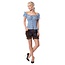 Partychimp Lederhose Doris Brown Short