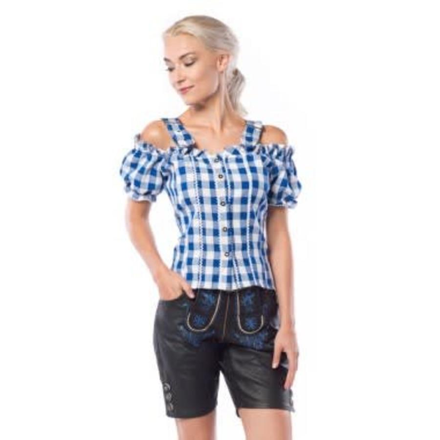 Mandy Top Blauw/Wit-1