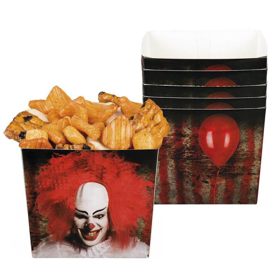 Set 6 Bakjes Horror clown - 40 cl-1