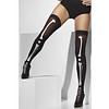 Hold-Ups - Black - with Skeleton Print