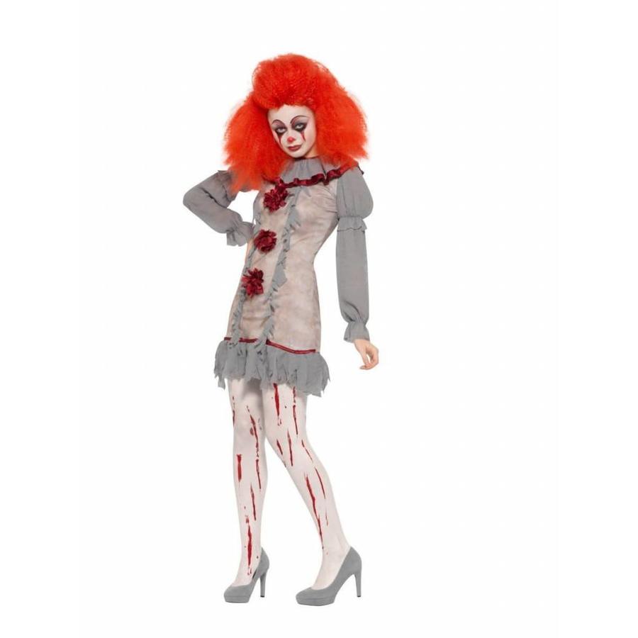 Vintage Clown Lady Costume-2