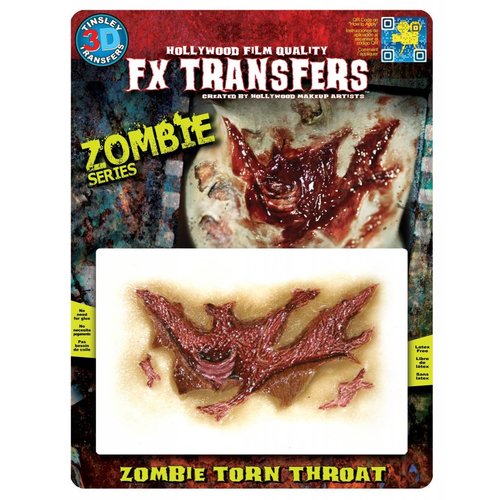 Zombie FX Transfers - Zombie Torn Throat 