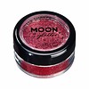 moon Glitter Shaker - Red