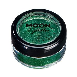 moon Glitter Shaker - Green
