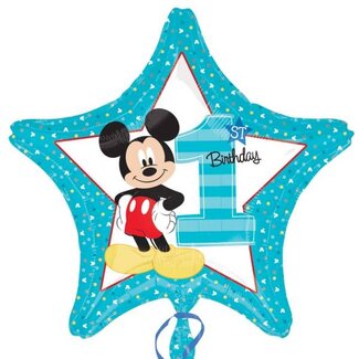 Anagram Folieballon Mickey 1ste Birthday