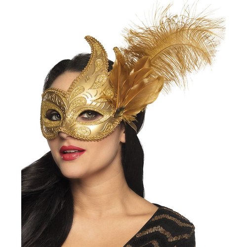 Oogmasker Venice prezioso goud 