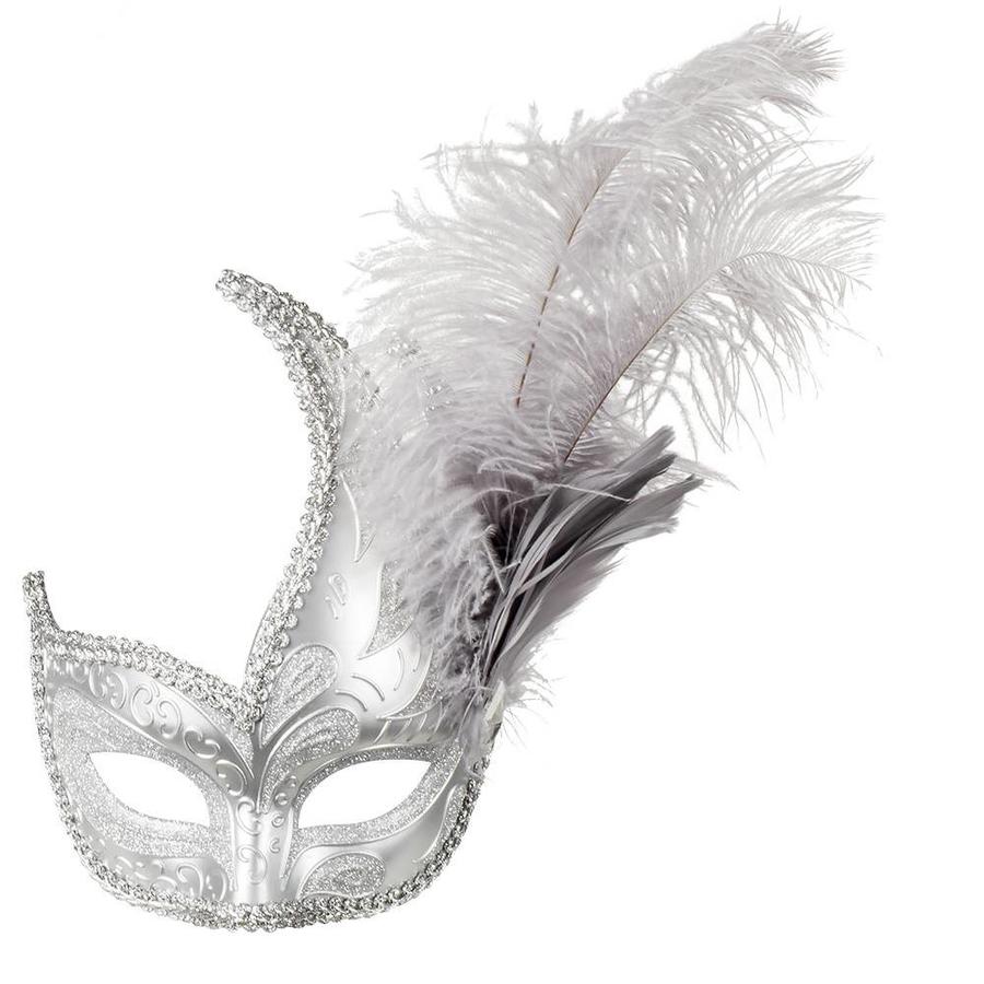 Oogmasker Venice prezioso zilver-2