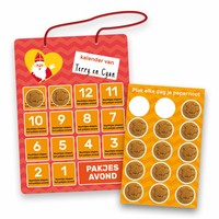 Aftelkalender Sinterklaas met Stickers