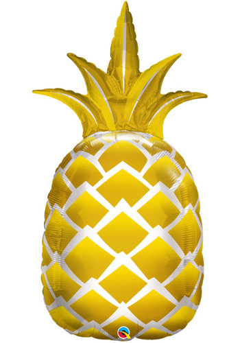 Folieballon Golden Ananas 