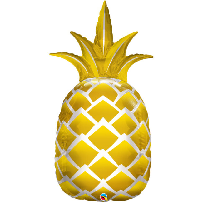 Folieballon Golden Ananas