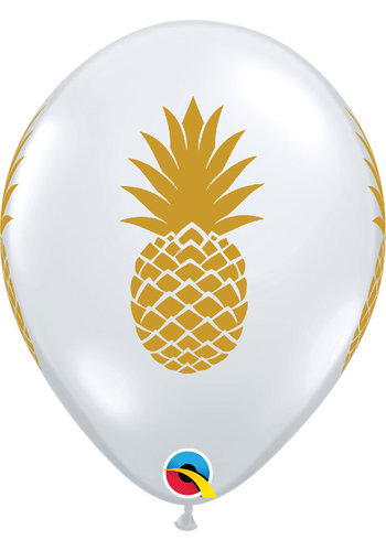 Helium Ballon Pineapple - Transparant (28cm) 