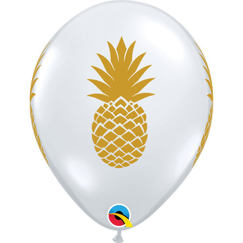 Helium Ballon Pineapple - Transparant (28cm) 