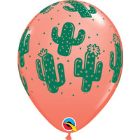 thumb-Helium Ballon Cactussen - 3 kleuren (28cm)-4