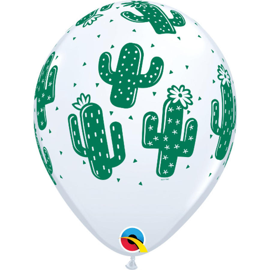 Helium Ballon Cactussen - 3 kleuren (28cm)-2