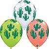 Qualatex Helium Ballon Cactussen - 3 kleuren (28cm)