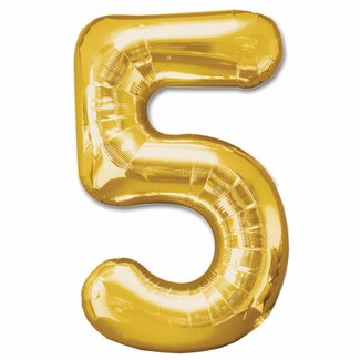 Paperdreams Folieballon 5 Goud