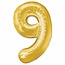 Paperdreams Folieballon 9 Goud