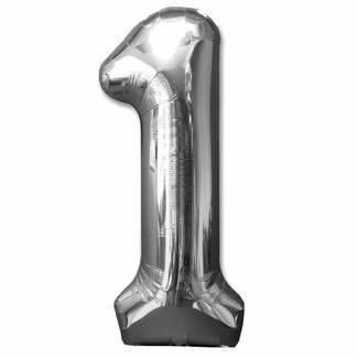 Paperdreams Folieballon 1 Zilver