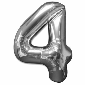 Paperdreams Folieballon 4 Zilver