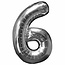 Paperdreams Folieballon 6 Zilver