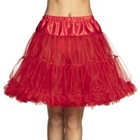 thumb-Petticoat Deluxe - Lang - Rood-2