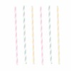 Amscan Paper Straws Happy Birthday Pastel - 12st