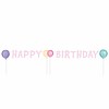 Amscan Letter Banner Happy Birthday Pastel - 1,5m