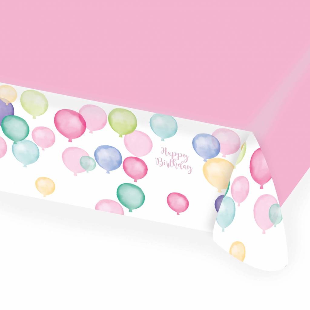 zakdoek het formulier Justitie Tafelkleed Happy Birthday Pastel van Papier - Zorg voor Party online  feestartikelen en ballondecoraties