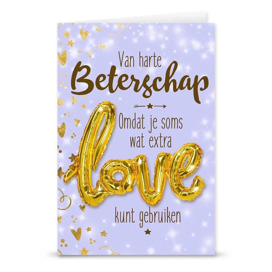 Wenskaart Love Balloon - Beterschap-1