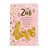 Wenskaart Love Balloon - Zus