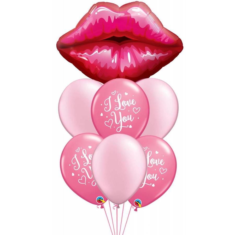 Valentijn Decoratie I You Kissing Lips - Zorg Party online feestartikelen en ballondecoraties