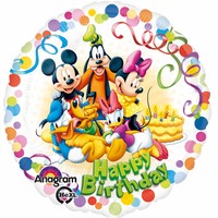 Folieballon Happy Birthday Mickey Mouse