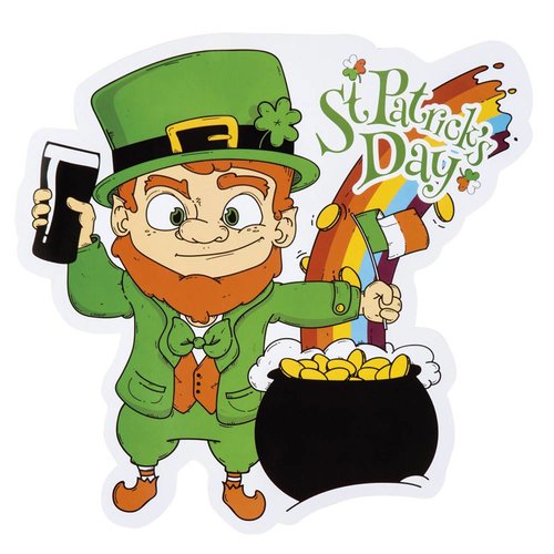 Decoratie St Patrick's Day - 30 x 29 cm 