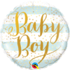 Qualatex Folieballon Baby Boy Gold