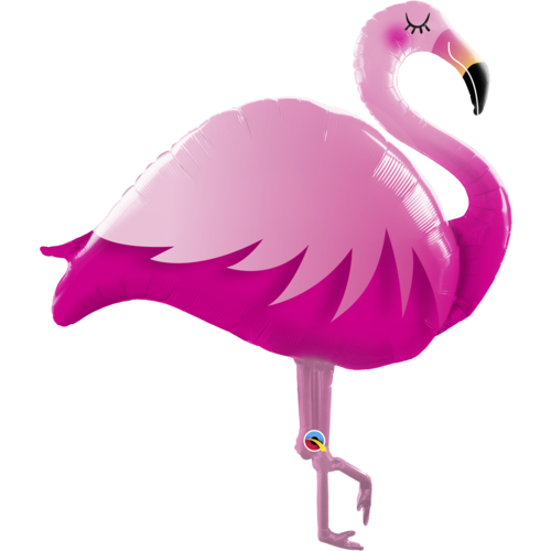 Folieballon Roze Flamingo - 74x89cm 