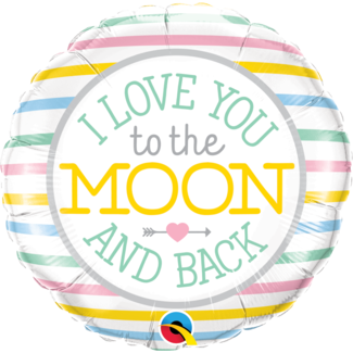 Qualatex Folieballon To the Moon and Back - 45cm