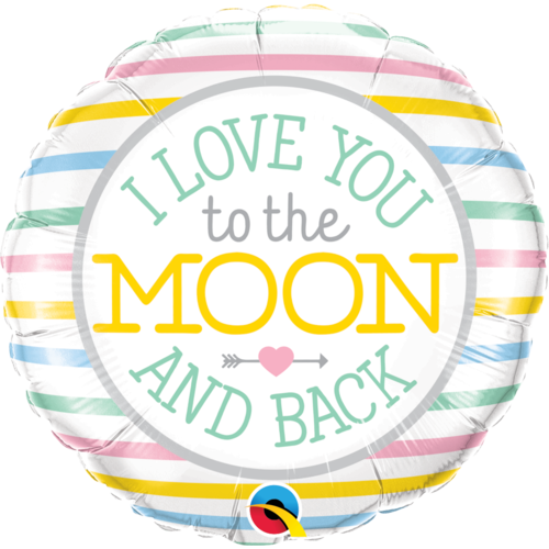 Folieballon To the Moon and Back - 45cm 