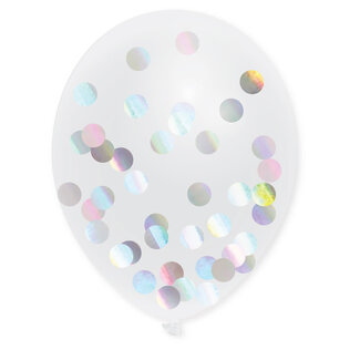 Haza-Witbaard Confetti ballonnen Holographic