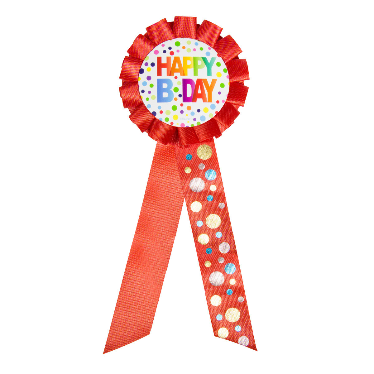 Baleinwalvis Bijwonen plank Rozet Rainbow Happy Birthday - Zorg voor Party online feestartikelen en  ballondecoraties