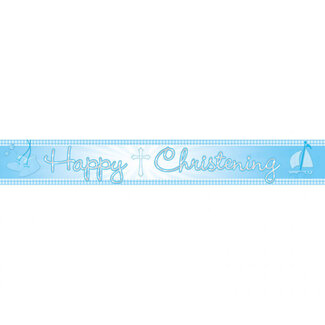 Amscan Communie Banner- blauw-450cm