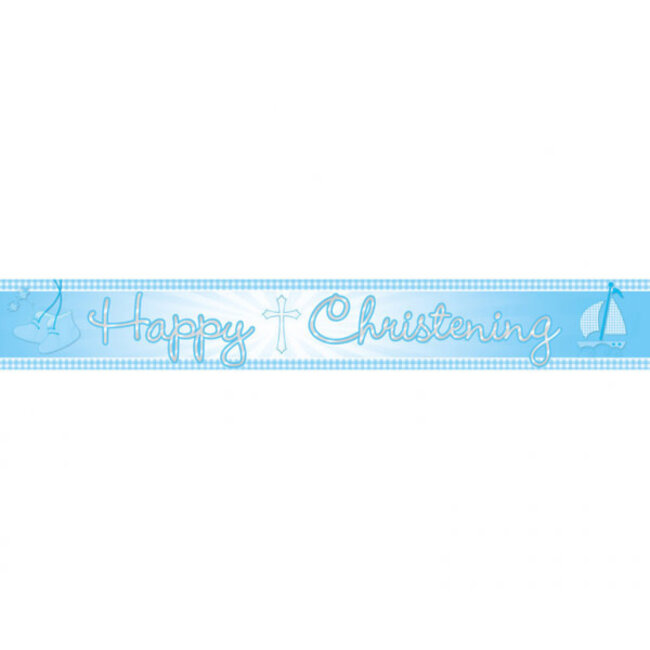 Communie Banner- blauw-450cm